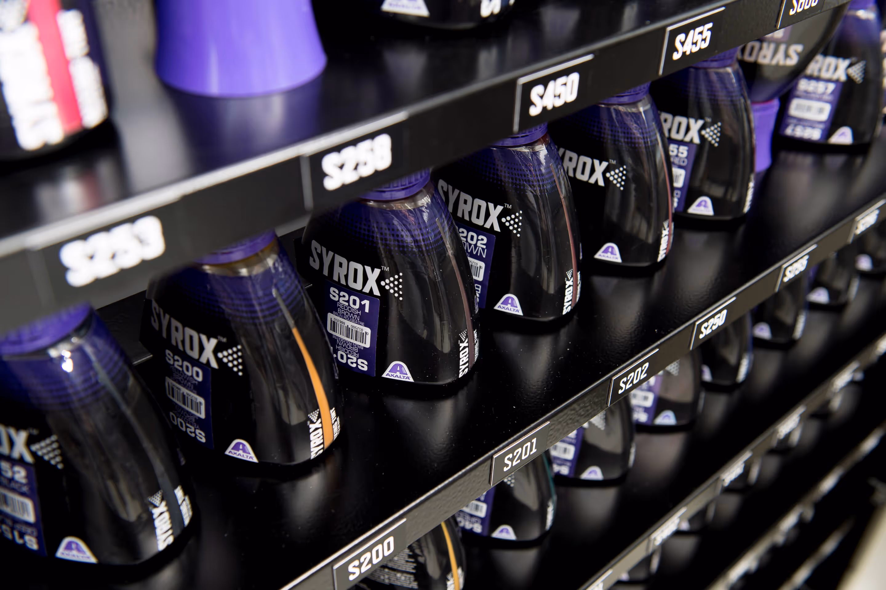 A mockup of Syrox's product line.