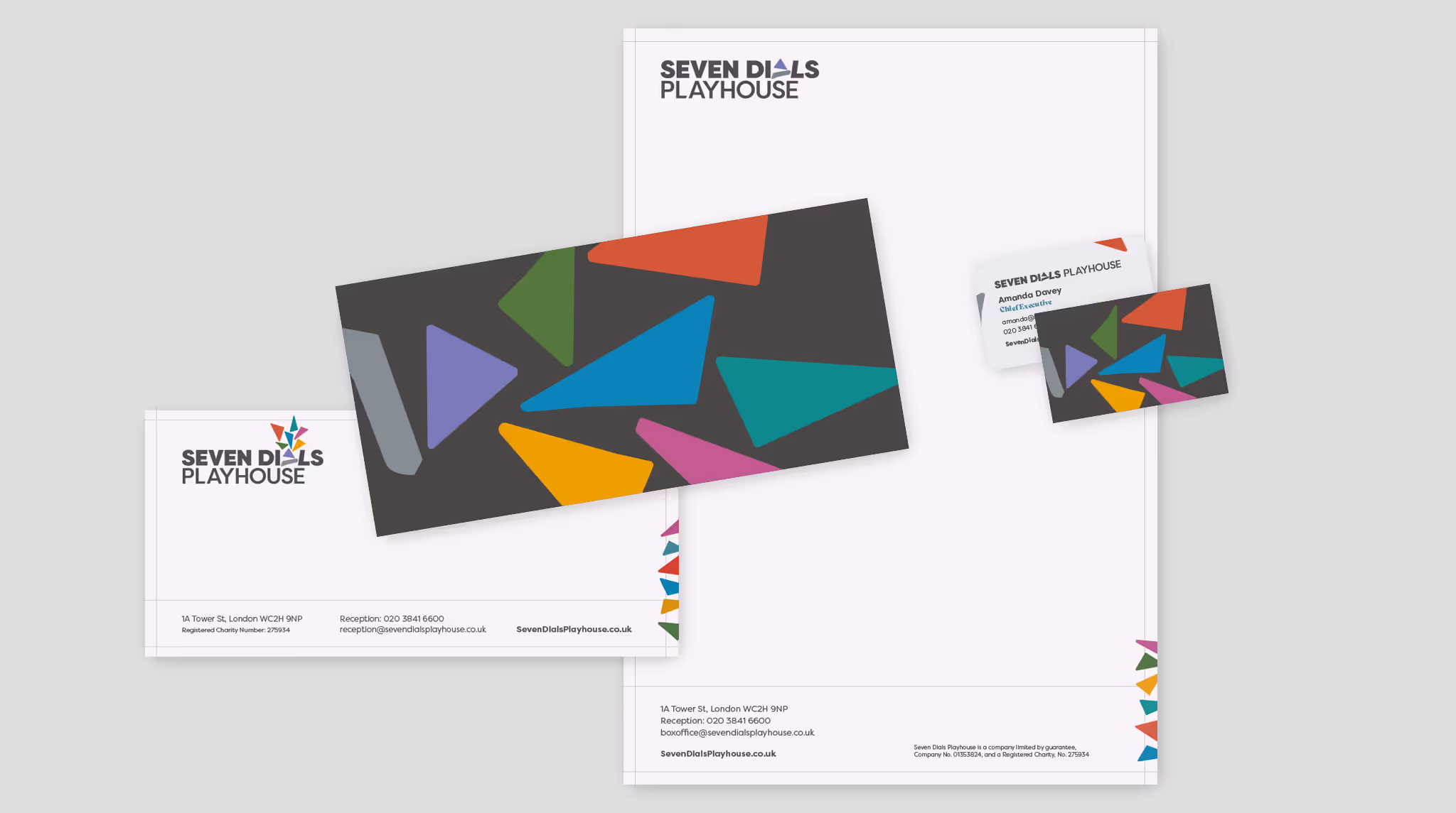 Seven Dials Playhouse stationery