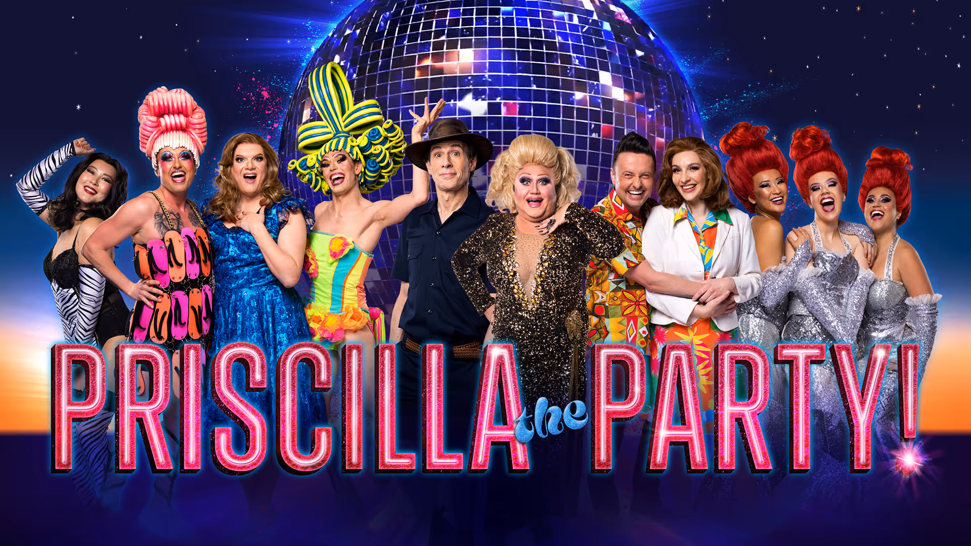 Priscilla The Party! cast & identity