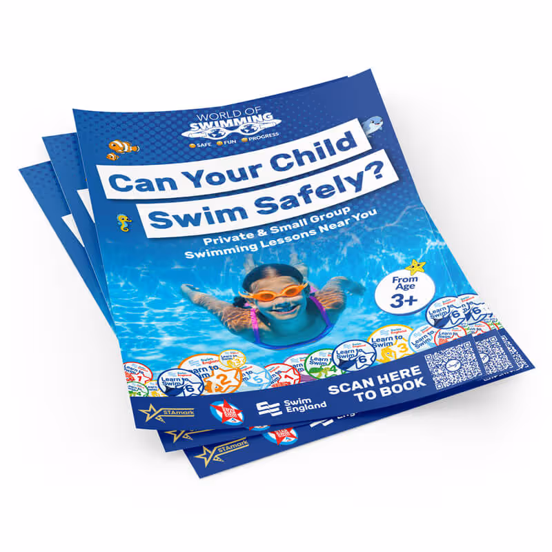 World of Swimming flyer design by So Graphics