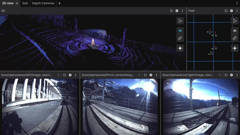 GrandTour ANYmal D quadruped dataset from ETH Zurich