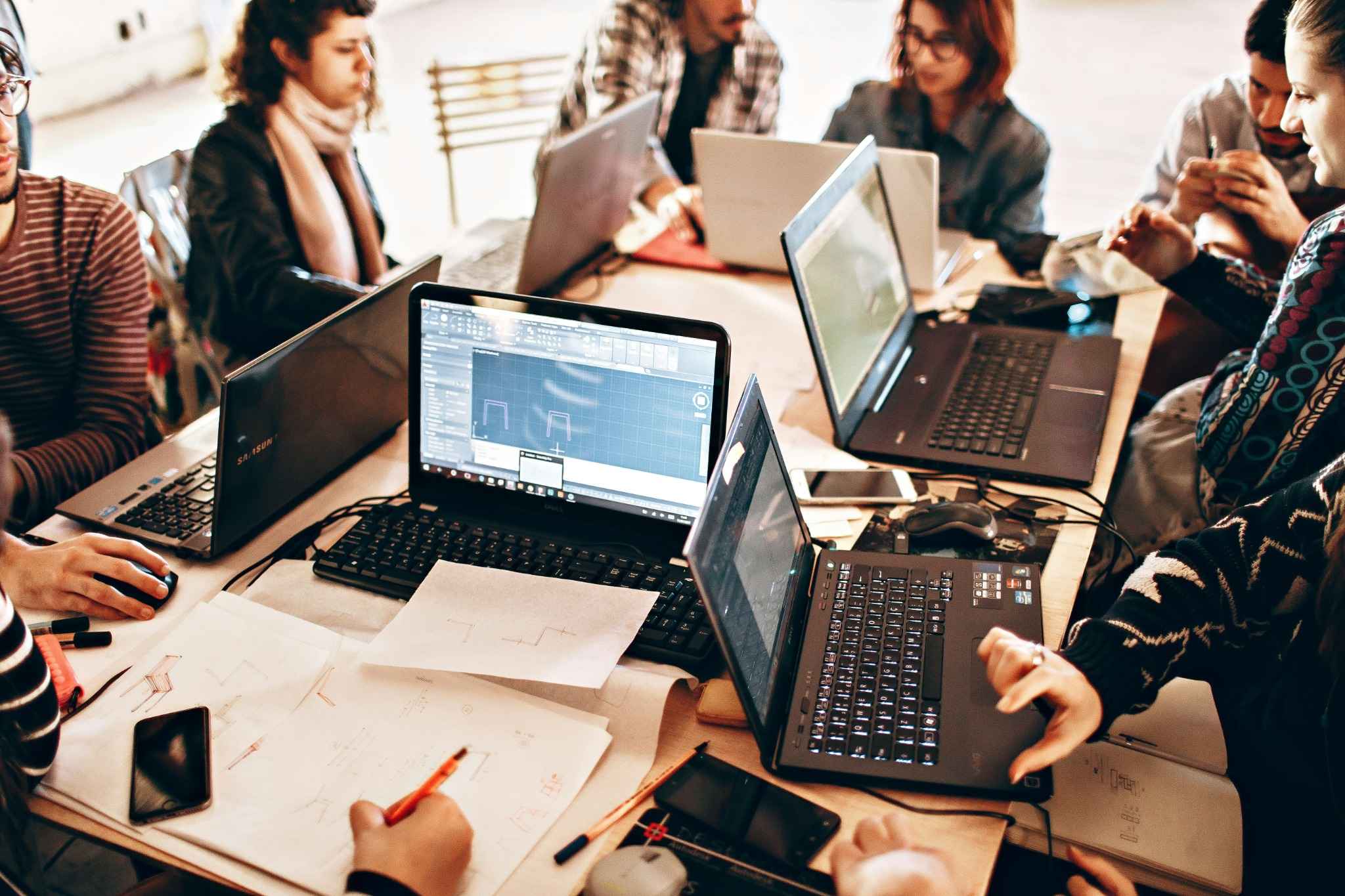 Brainstorming stratégique team