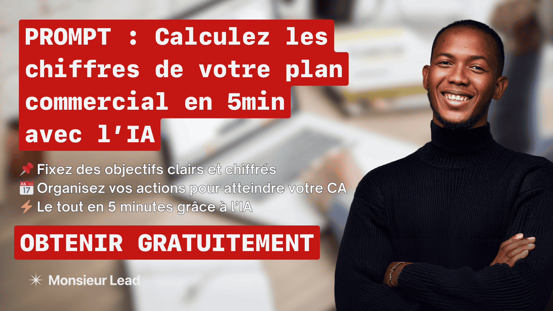 Plan commercial - Agence de prospection B2B - Monsieur Lead