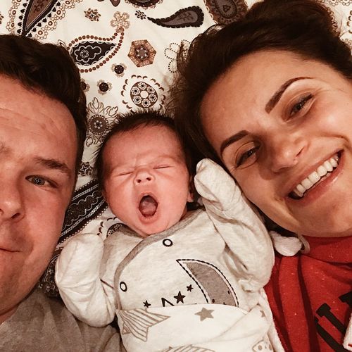 Best day of our lives - our daughter Hannah is born.