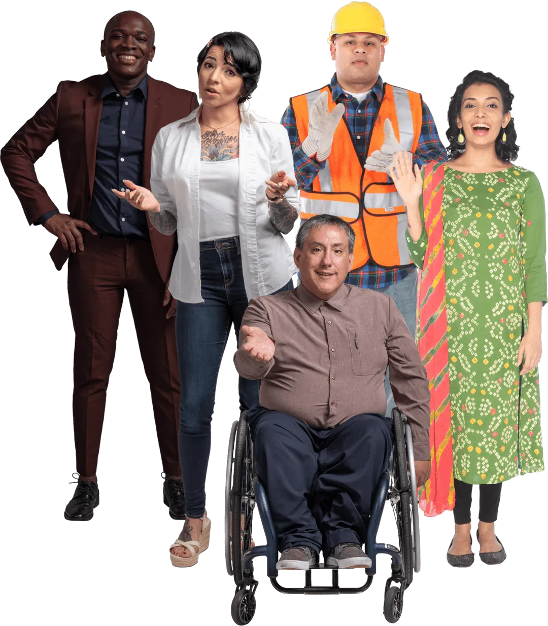 Cutout People For eLearning | AssetLibrary | ELB Learning