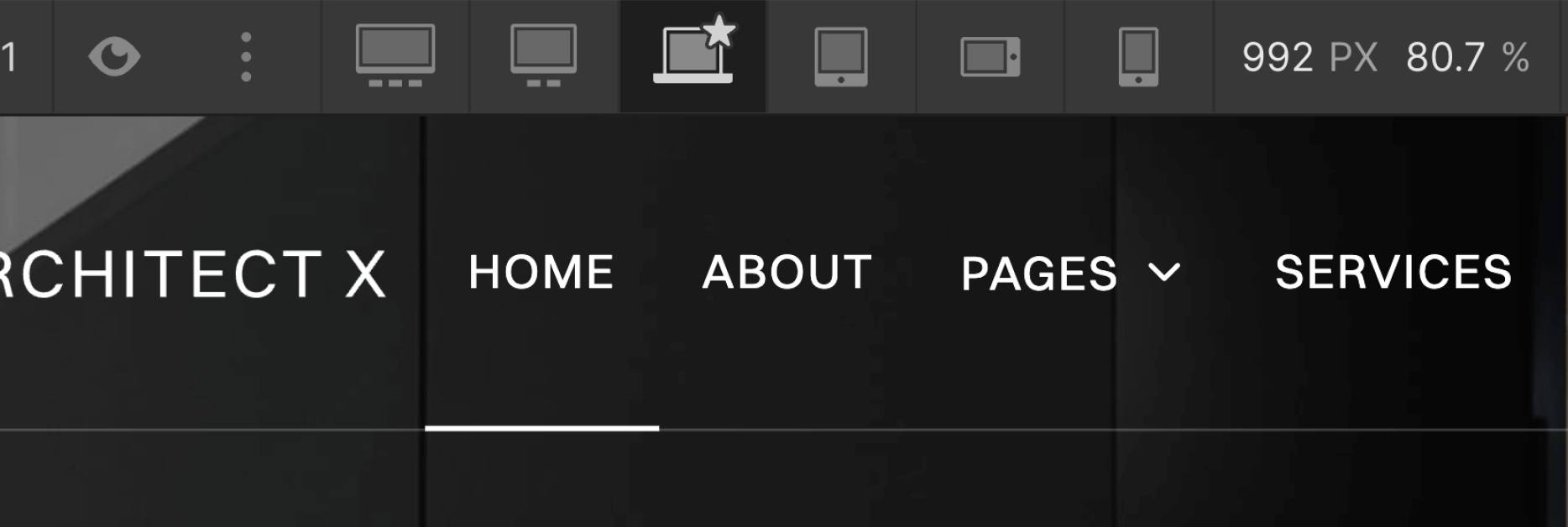 Responsive Design - Architect X Webflow Template