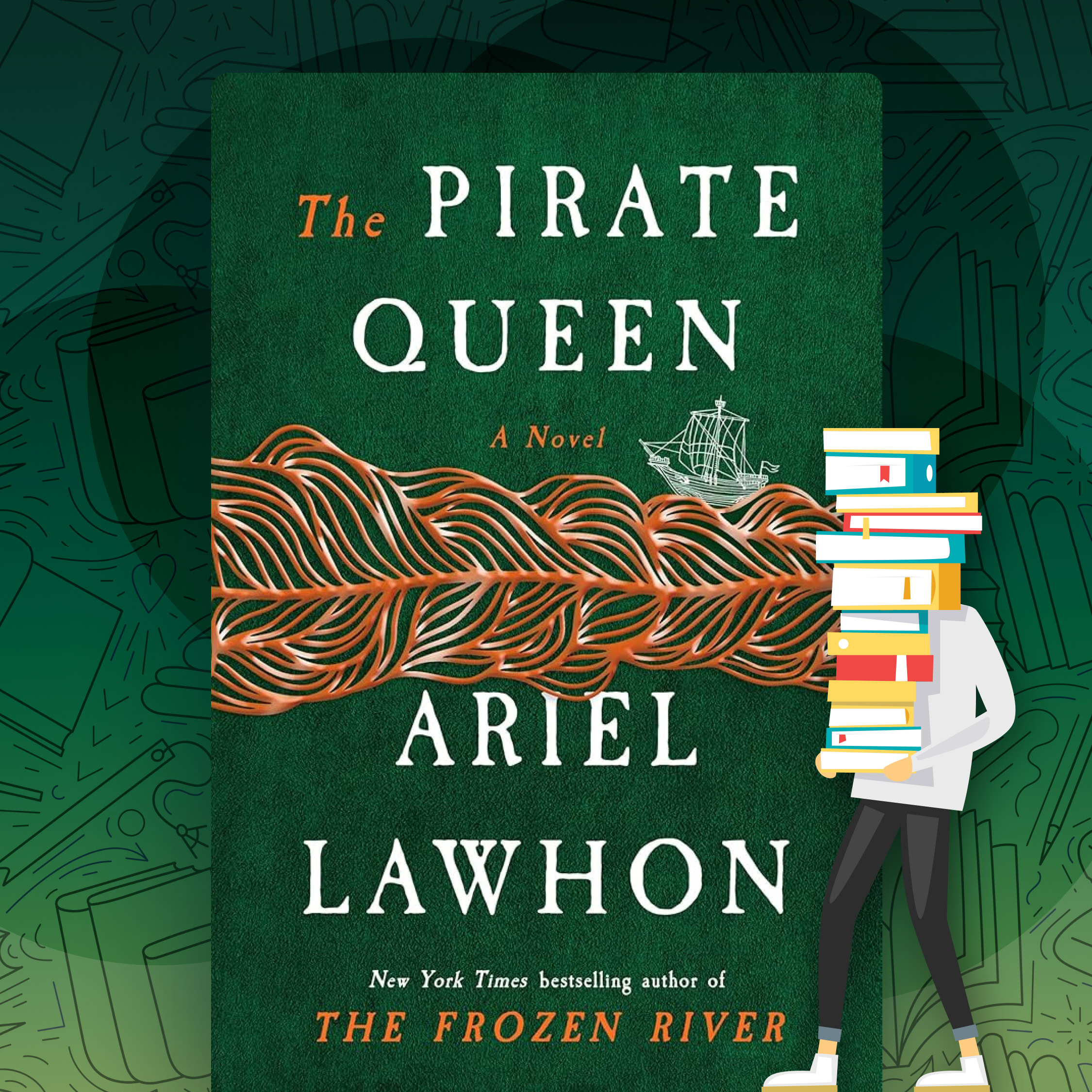 s5e7 - episode cover - The Pirate Queen by Ariel Lawhon