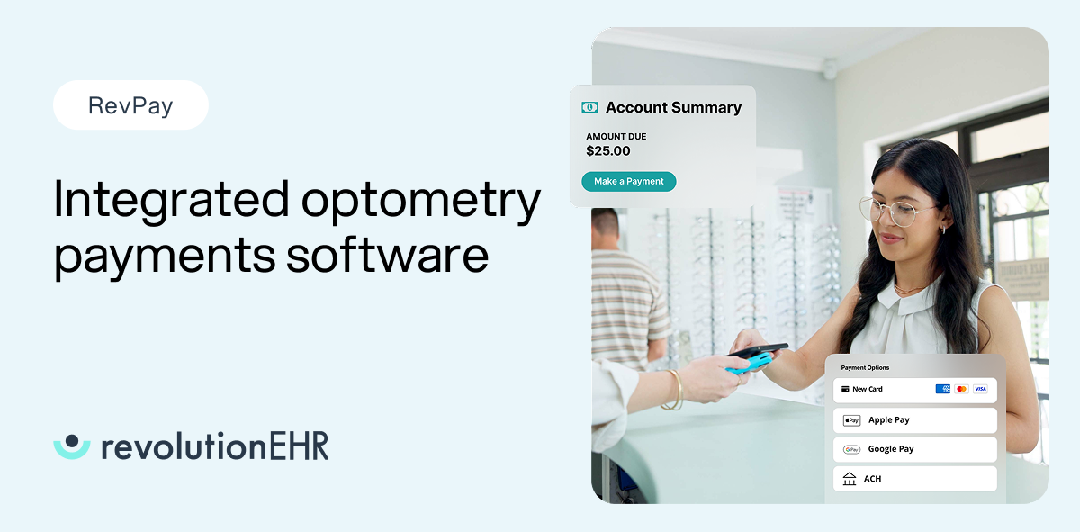RevPay integrated optometry payments software
