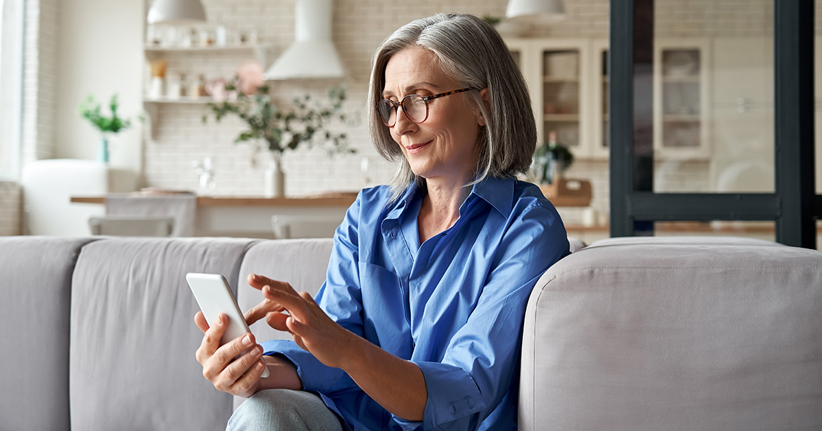 person wearing glasses