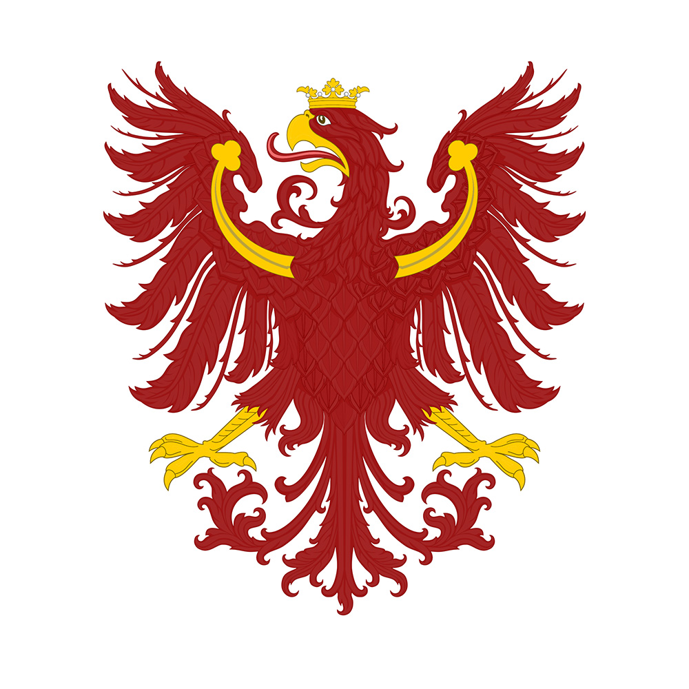 The coat of arms of Frankfurt used to represent the Wetterau Region