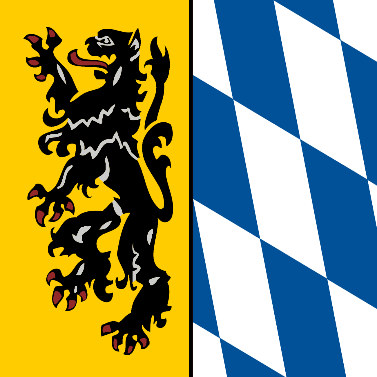 The coat of arms of Frankfurt used to represent the Wetterau Region