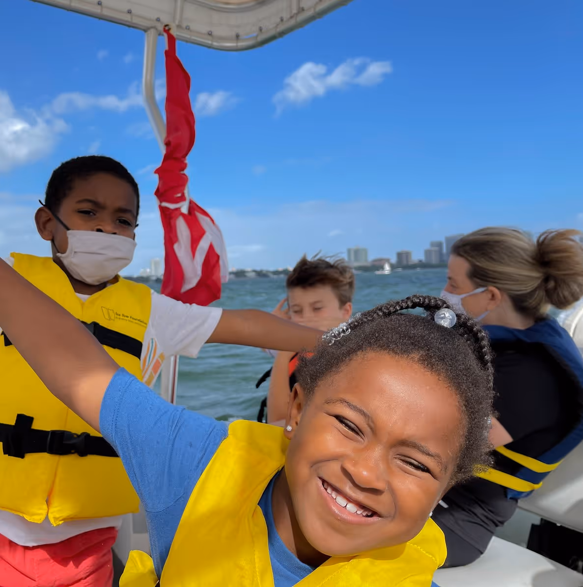 Kids sailing at Shake-A-Leg Miami