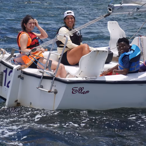 A Shake-A-Leg Miami session on the water in Coconut Grove