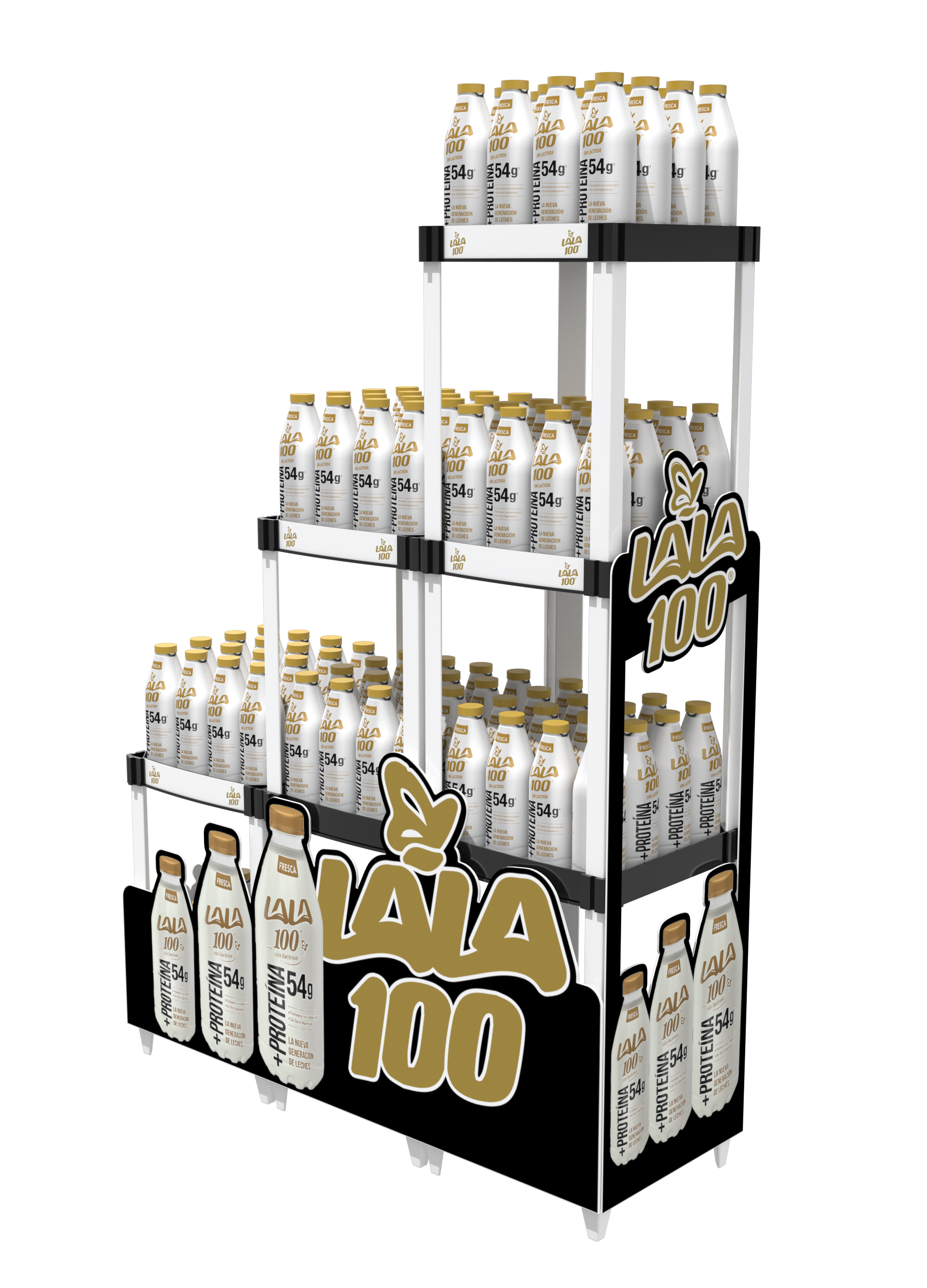 exhibidor metalico