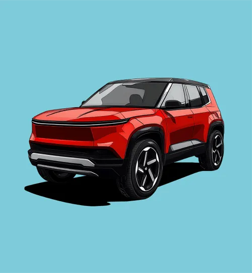 An illustration of a car