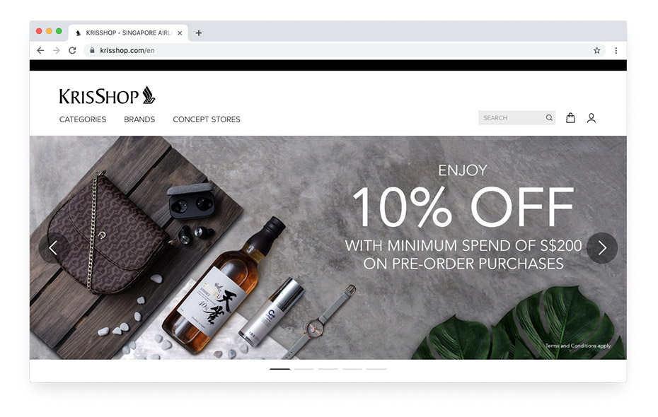 Singapore Airlines erfindet Inflight- und Online-Shopping mit dem brandneuen KrisShop neu