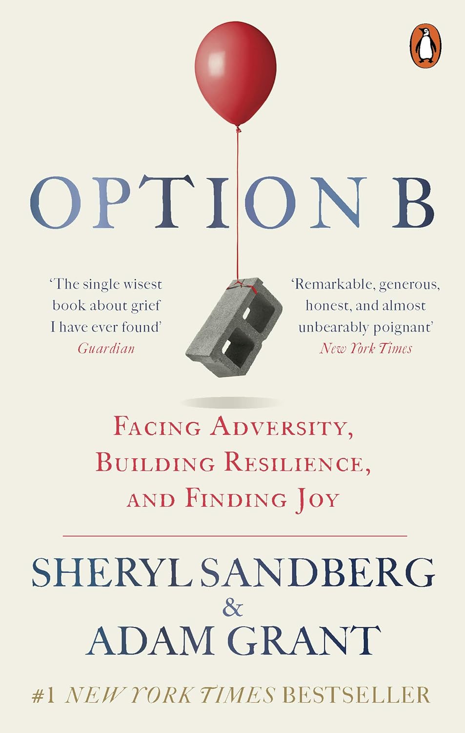 Front cover for 'Option B' by Sheryl Sandberg and Adam Grant