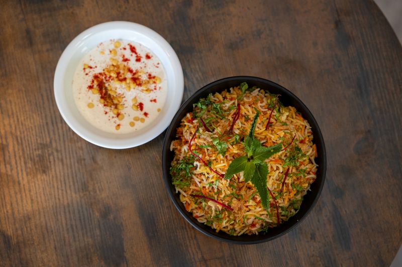 Chicken Biryani at Indian Curry Club Den Haag