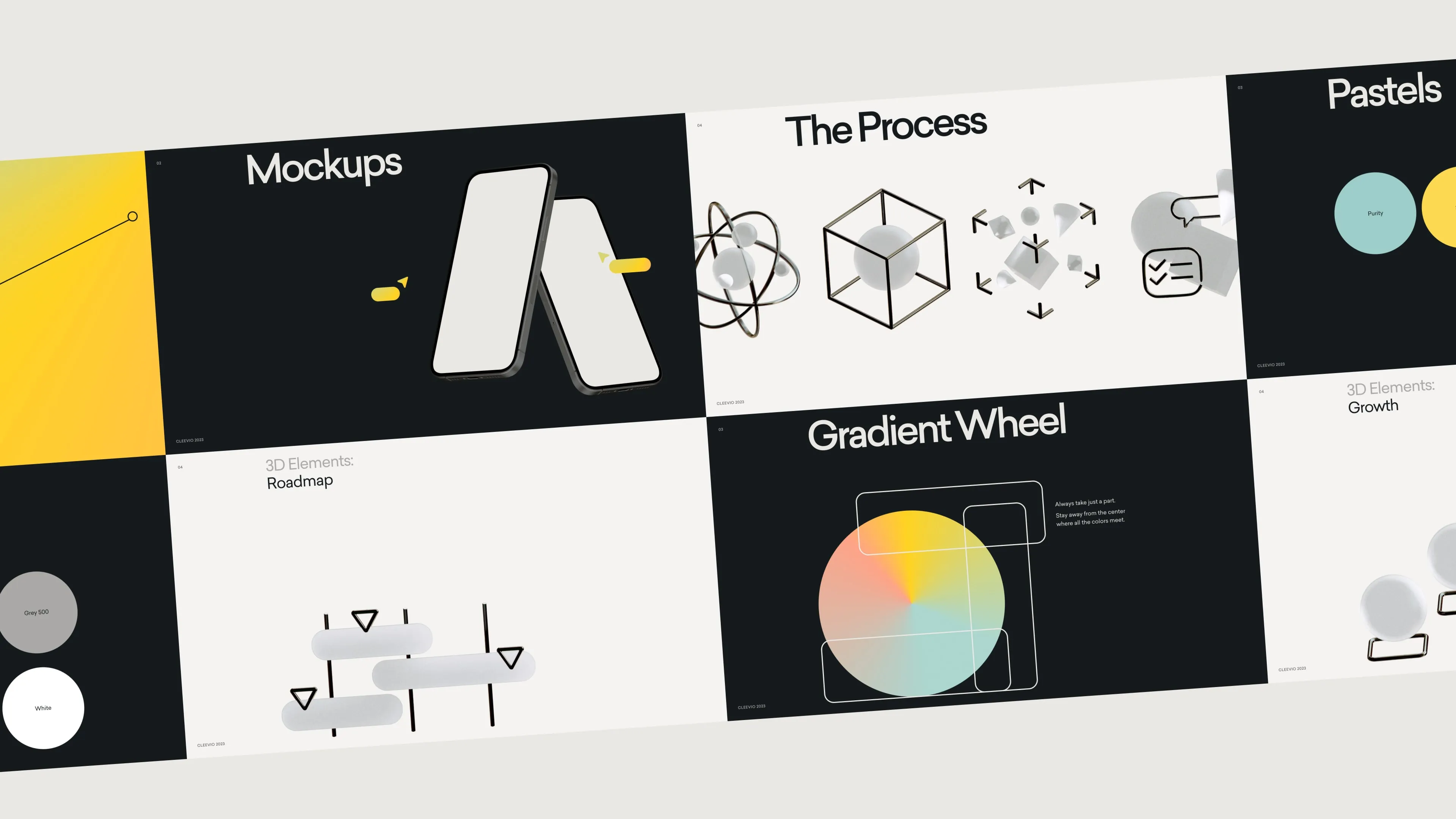 Demonstration how visual brand components are created