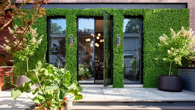faux greenery for retail spaces