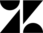 Zendesk icon with a white stylized 'Z' on a black square background.