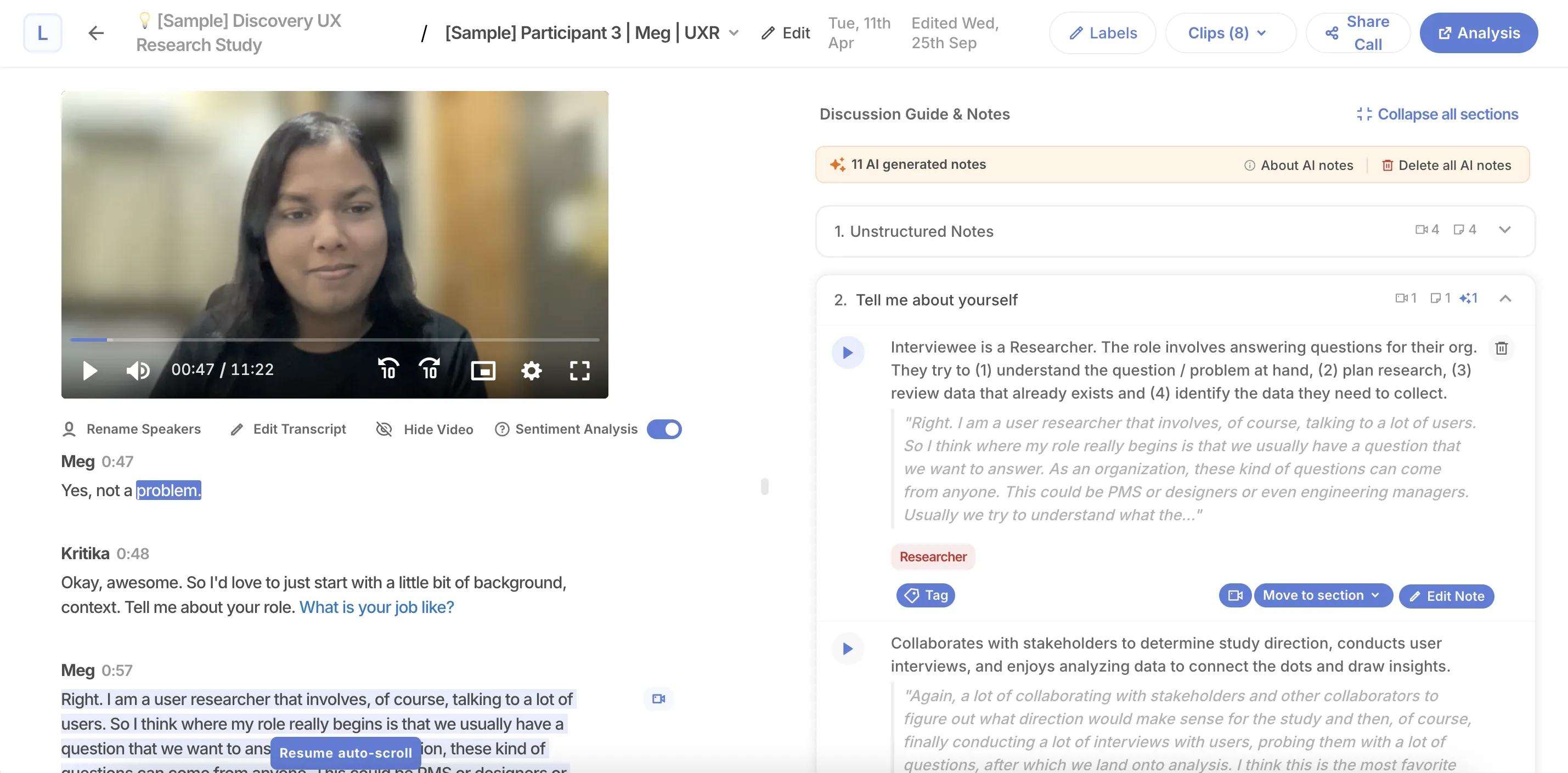 Looppanel: AI tool for UX designers