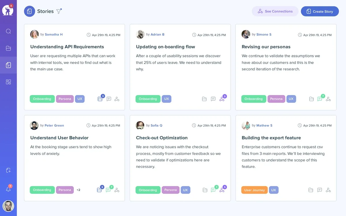 UX Research Repository tool: EnjoyHQ