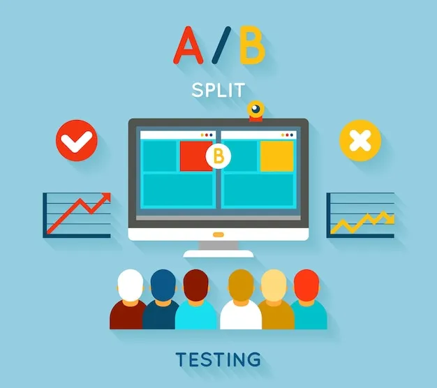 AB comparison test illustration