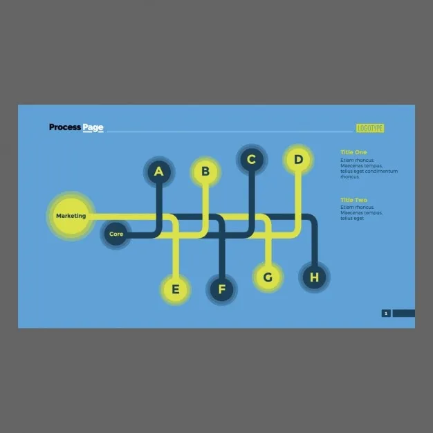 Infographic template design