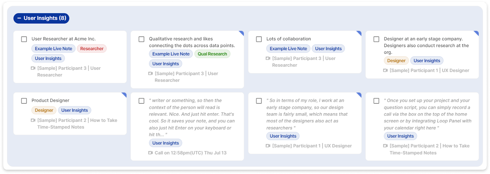 user data analysis by Looppanel