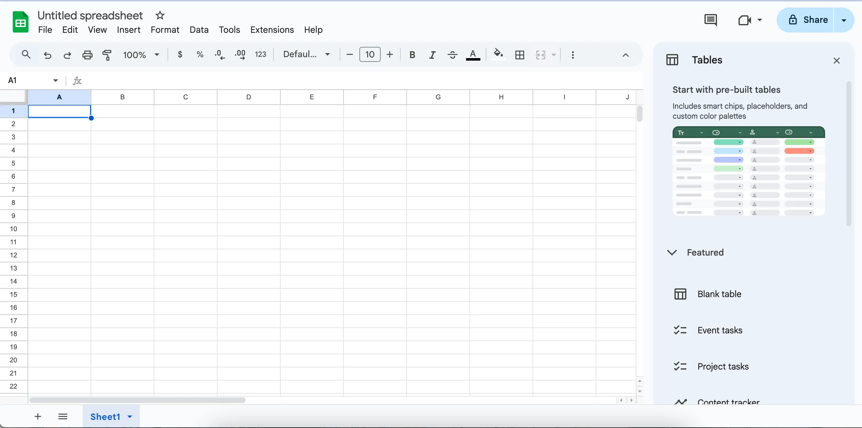 Thematic analysis software: Google Sheets