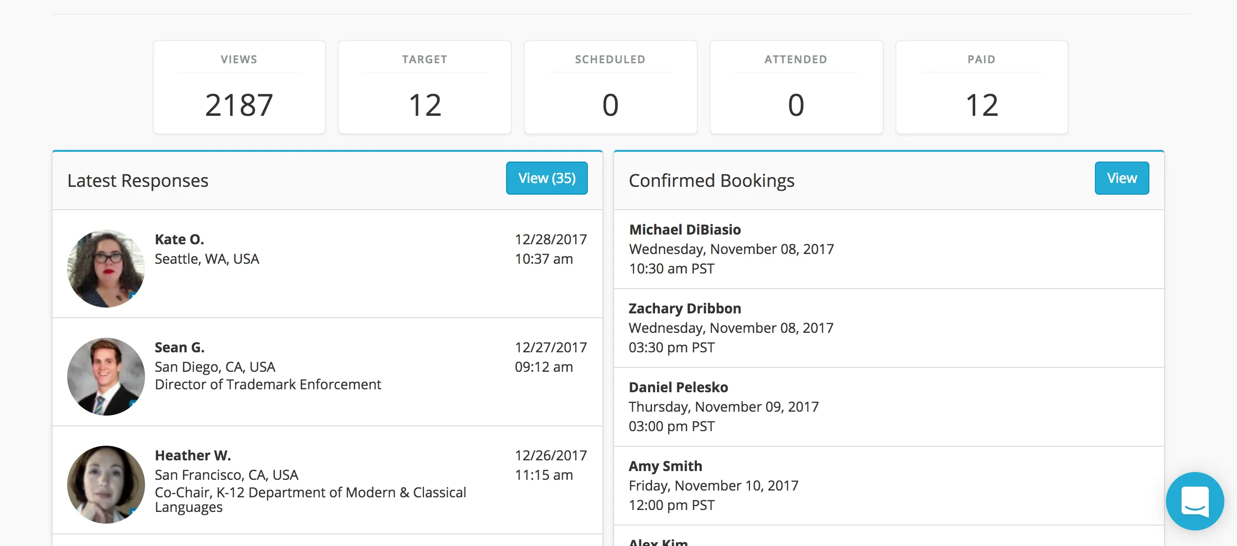 User interviews tool Respondent