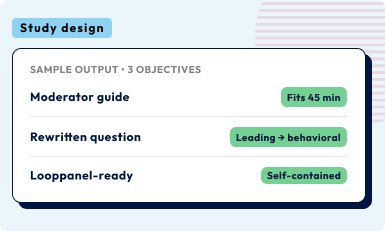 Discussion guide generator