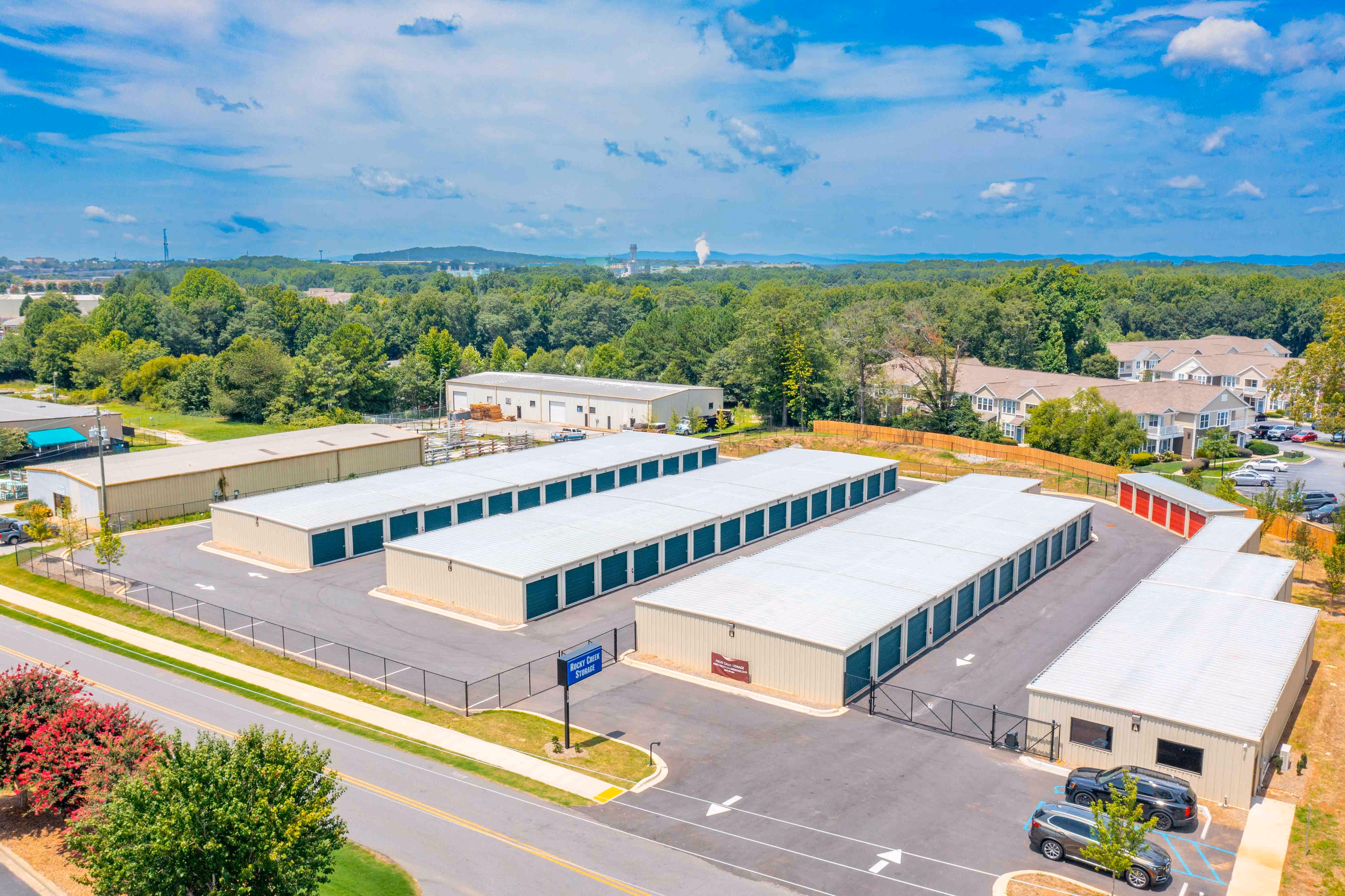 Self storage units