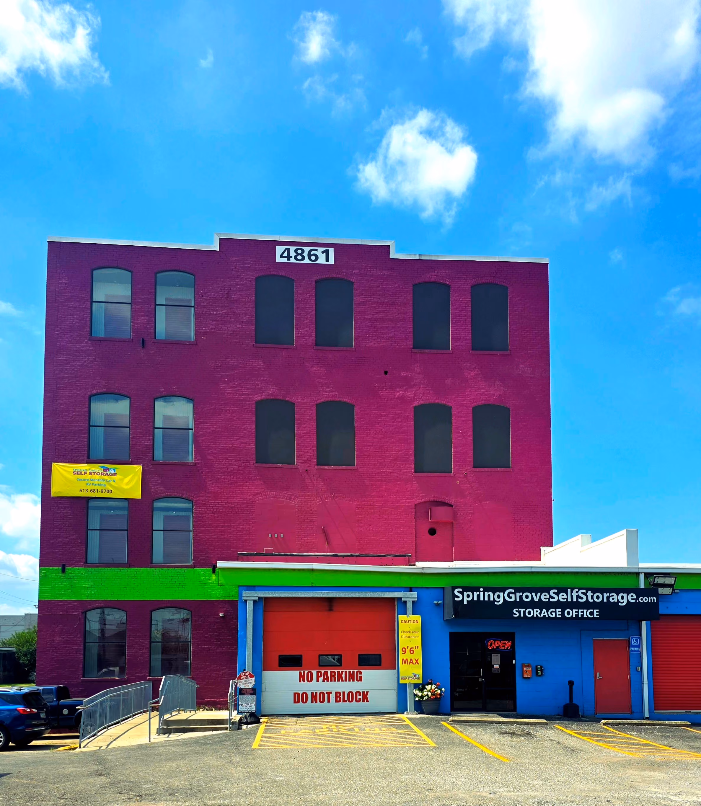 Self storage units