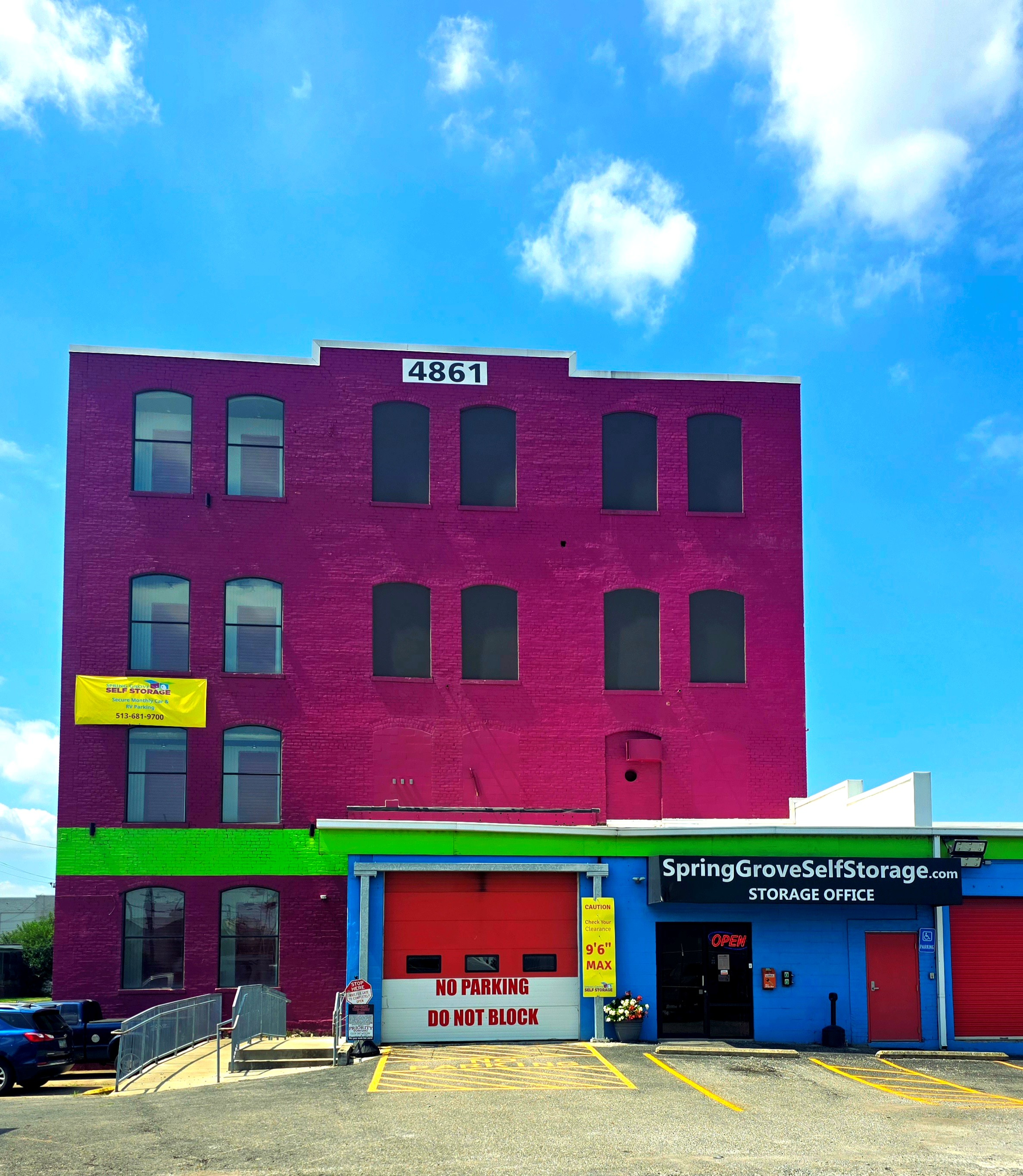 Self storage units