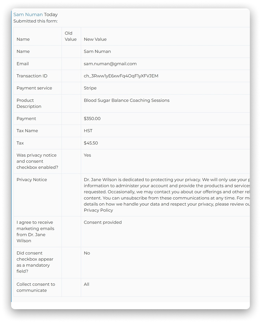 Client making secure online payment using CreamSoda’s integrated payment processing
