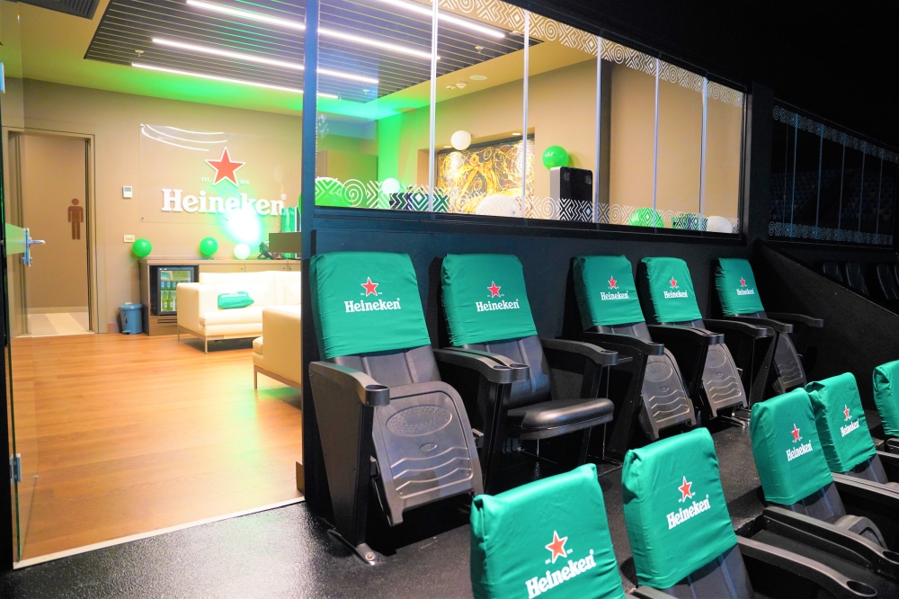 A view of the VIP seats at BK Arena