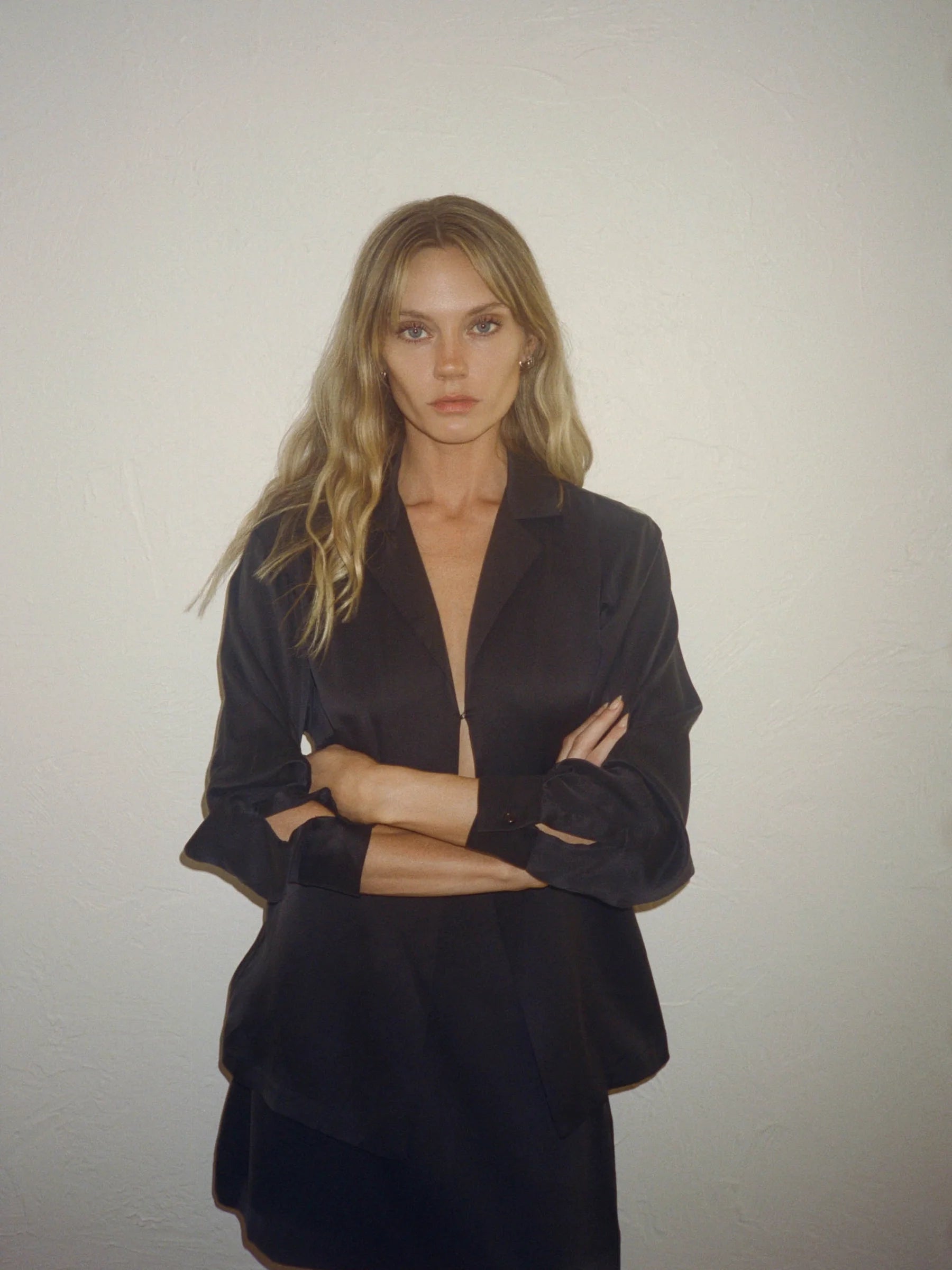 Silk Blouse - Black