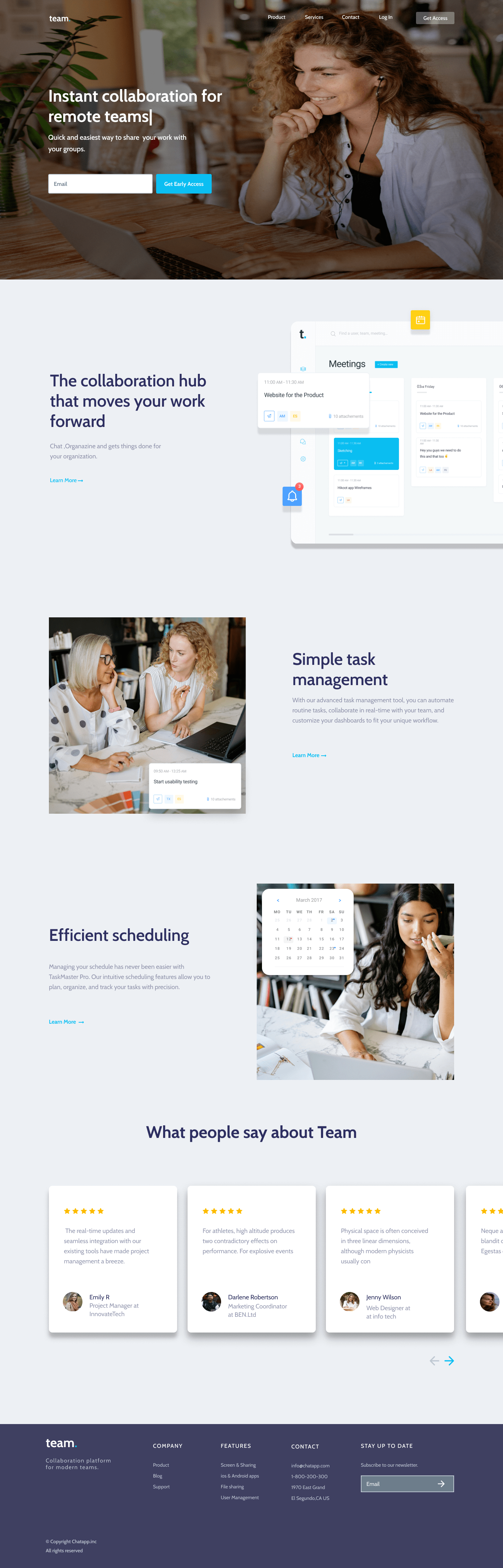 A screenshot of web page