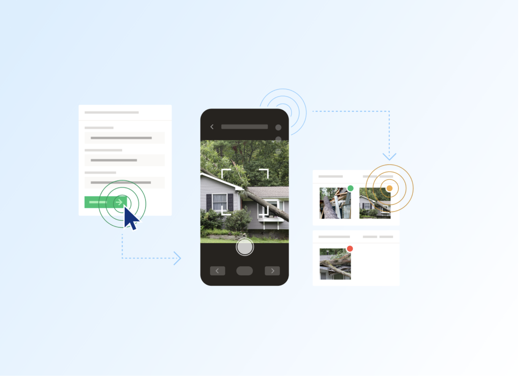 Policyholder capture experience