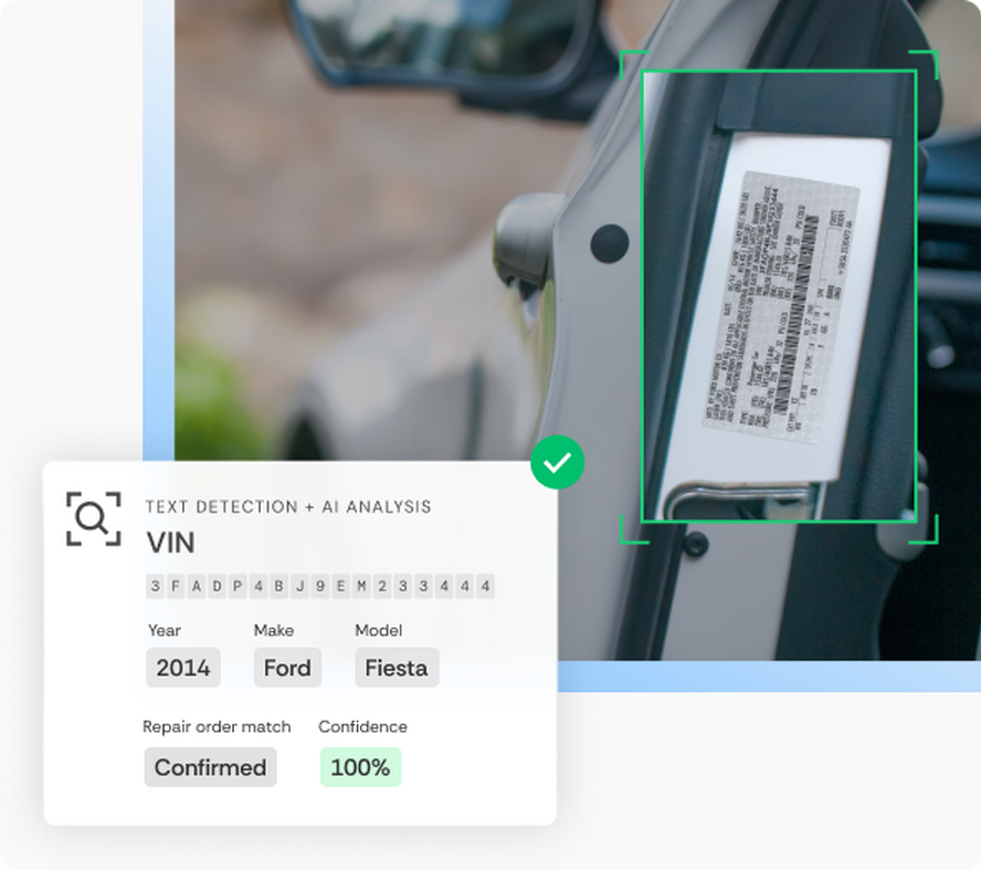 A map with a location pin and an overlaid modal warning that the photo was not captured at the expected address.