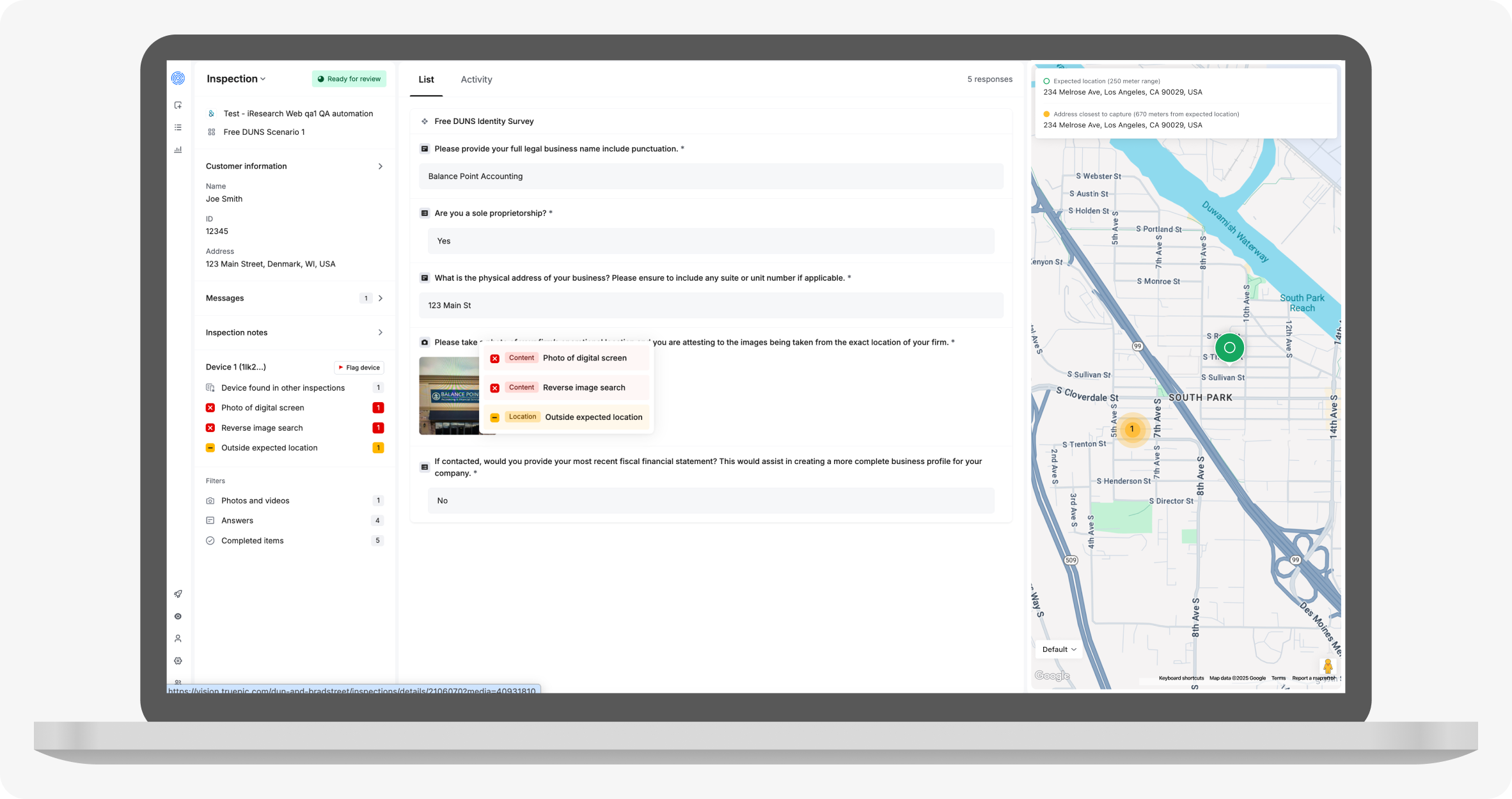 business entity verification duns application fraud prevention