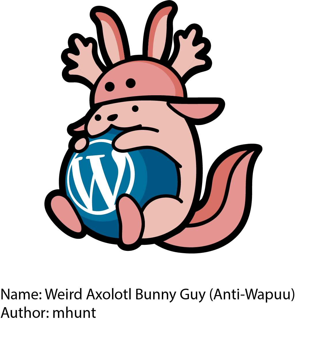 Weird Axolotl Bunny Guy (Anti-Wapuu)