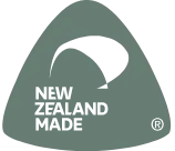 A logo image designating products are New Zealand made