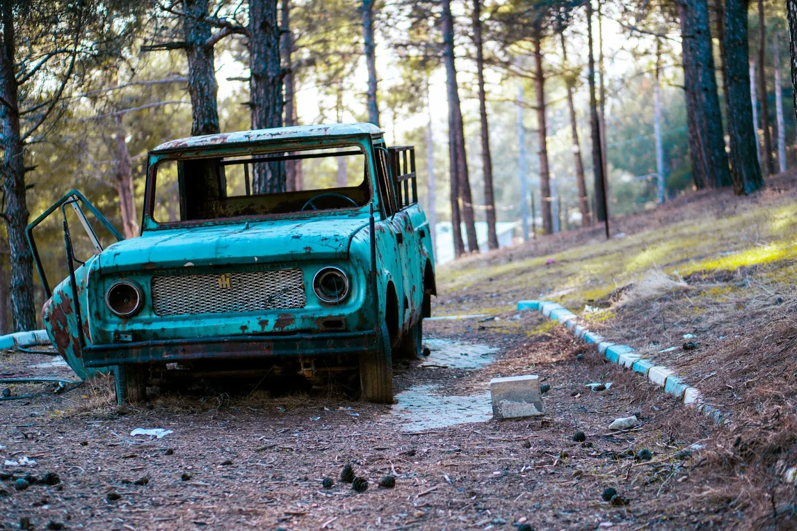 broken down truck
