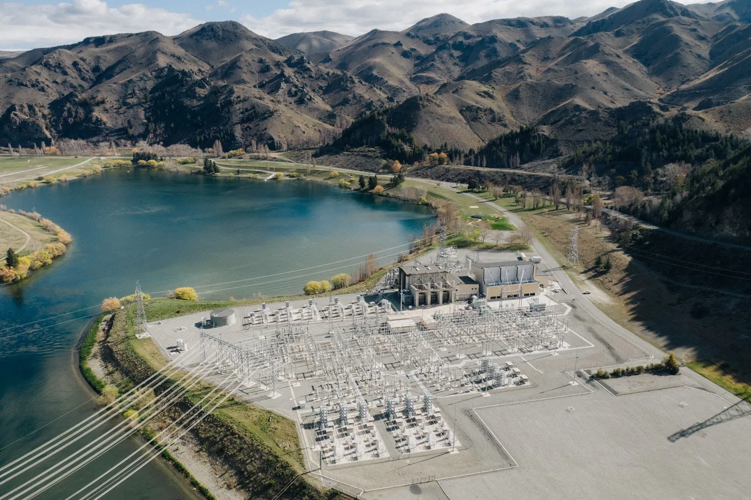 New Zealand South Island power station