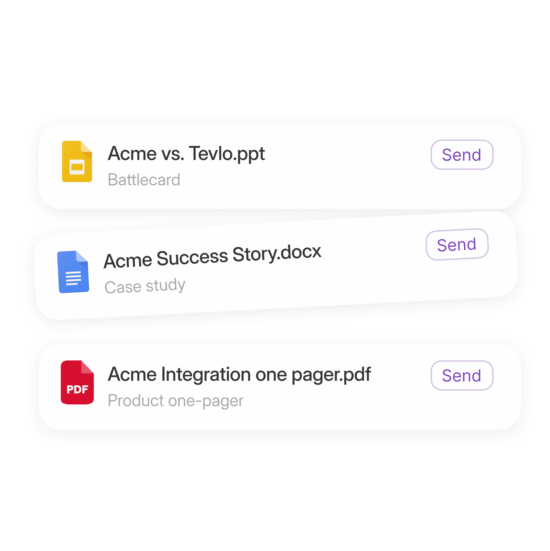 Sales content creation