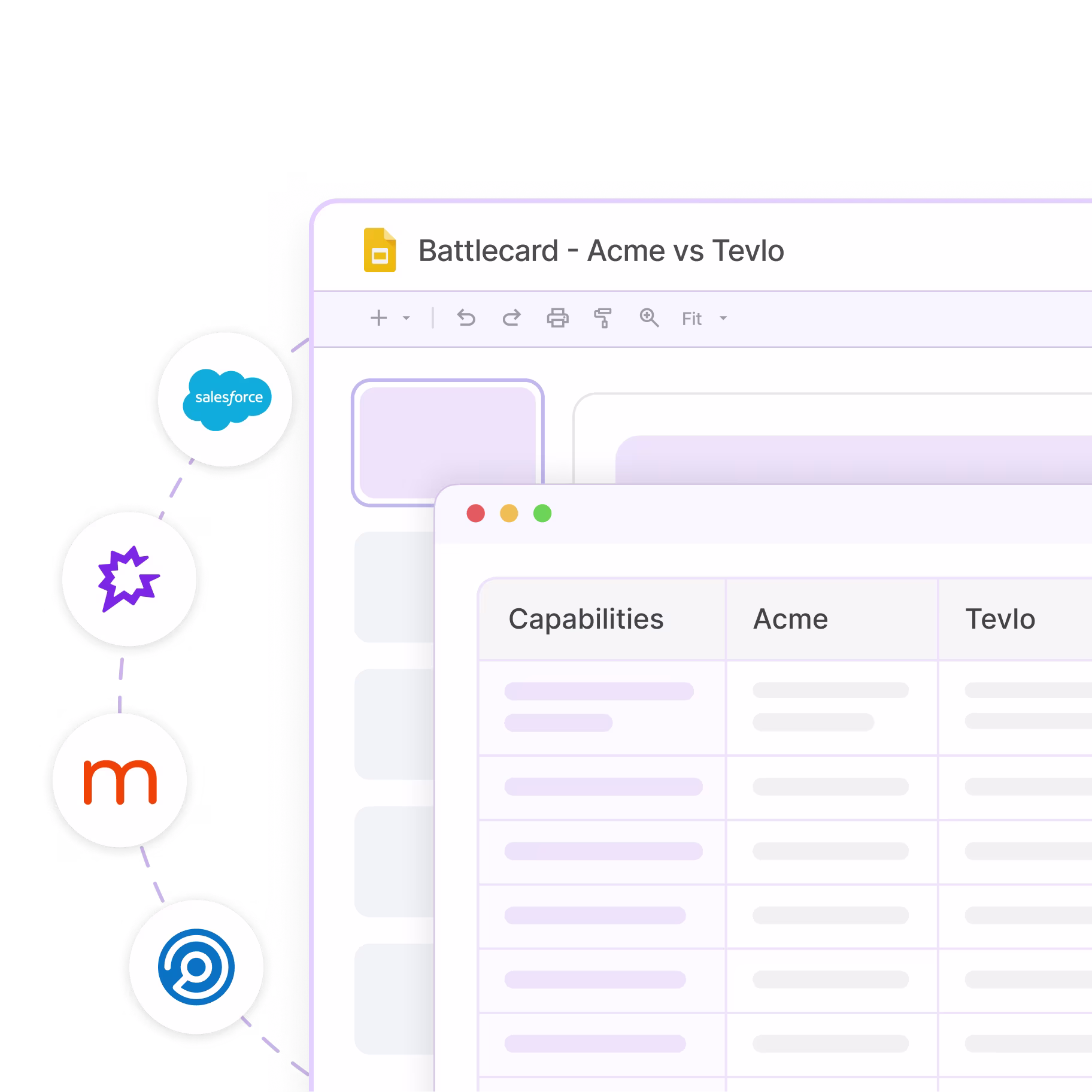 Sales collateral builder