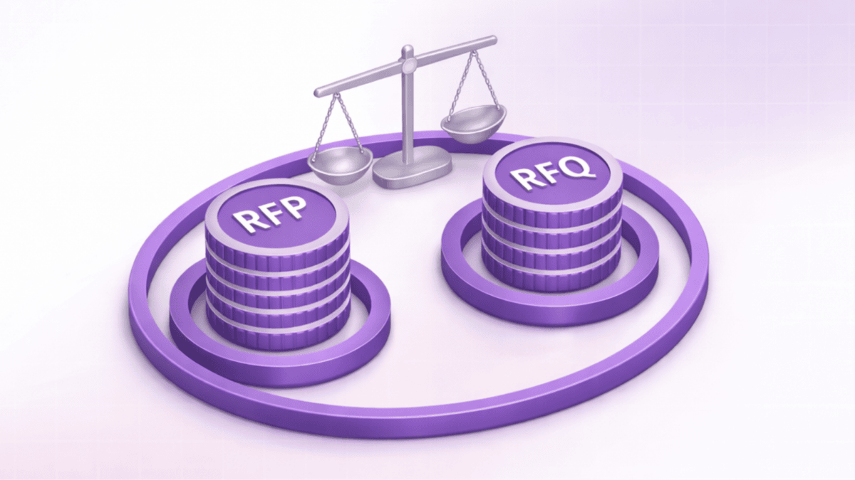 RFP vs RFQ: When to use which and why it matters